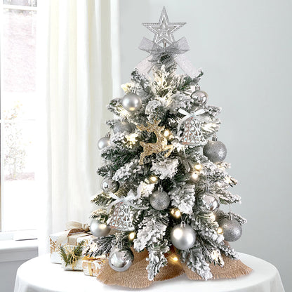 2ft Mini Arbre De Noël Avec La Lumière Artificielle Avec Floqué Neige, exquis POUR Décoration  de Noël Ornements Pour Maison et le Bureau